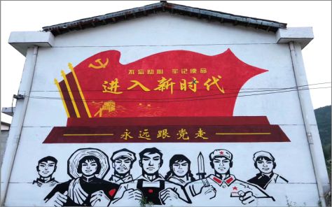 夏邑党建彩绘文化墙